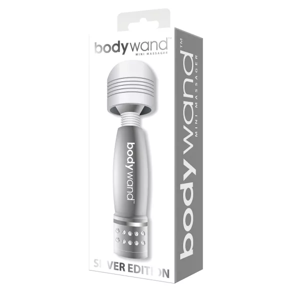Bodywand - mini vibrator masažer - srebrna