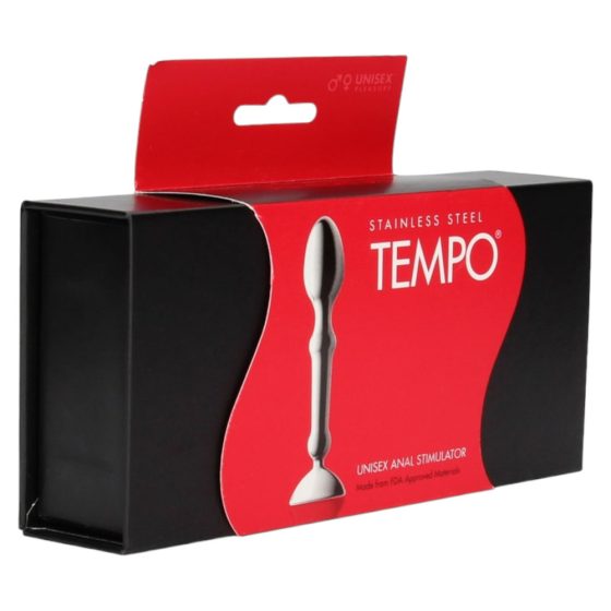 Aneros Tempo - jekleni analni dildo (srebrn)