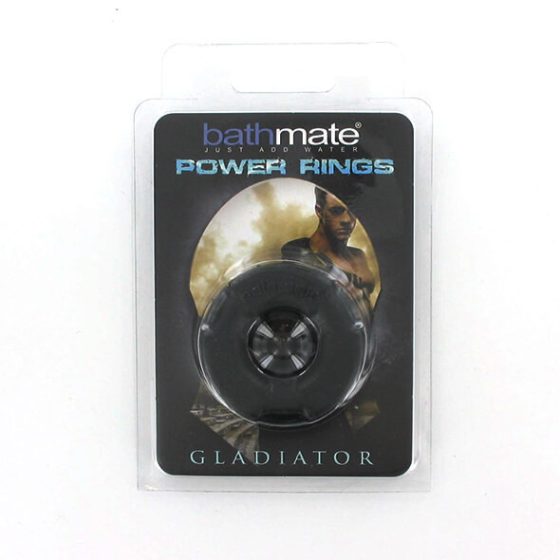 BathMate - Silikonski obroček za penis Gladiator (črn)
