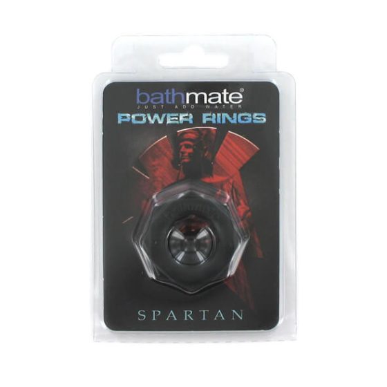 BathMate - Silikonski obroček za penis Spartan (črn)