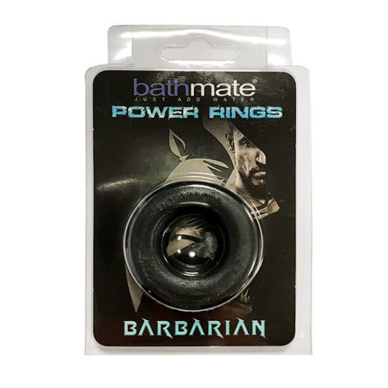 BathMate - Silikonski obroček za penis Barbarian (črn)