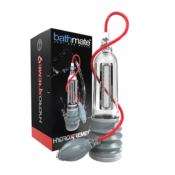BathMate Xtreme Hydromax 9 - vakuumska črpalka za penis - prozorna