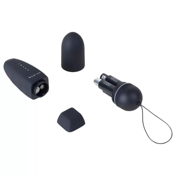 B SWISH - vibratorno jajce z daljinskim upravljalnikom - črna