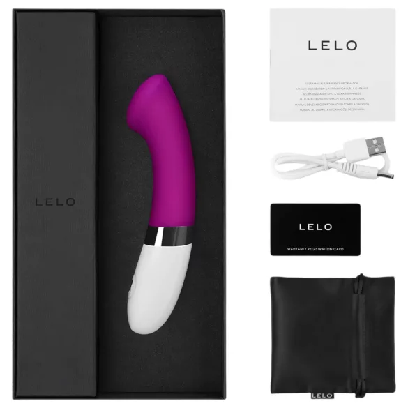 LELO Gigi 2 - silikon G-točka vibrator (vijoličen)