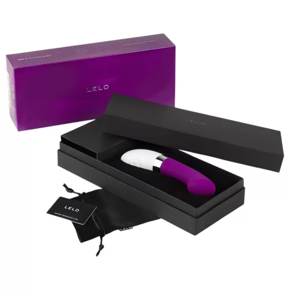 LELO Gigi 2 - silikon G-točka vibrator (vijoličen)