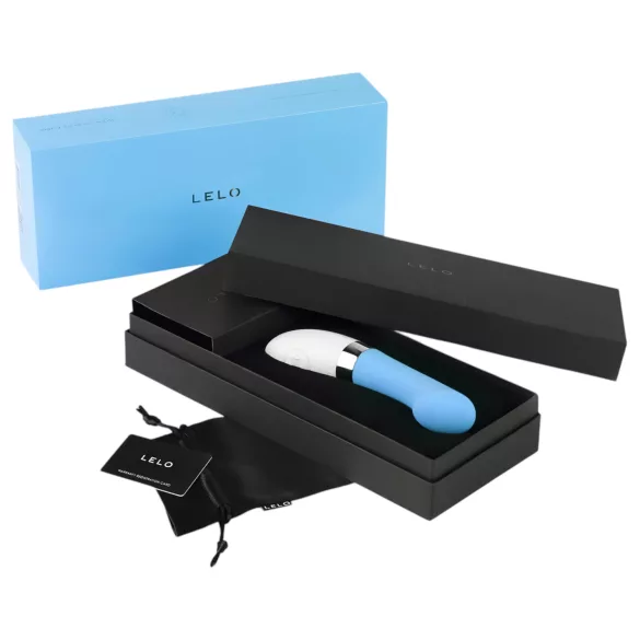 LELO Gigi 2 - silikonski G-točka vibrator (moder)