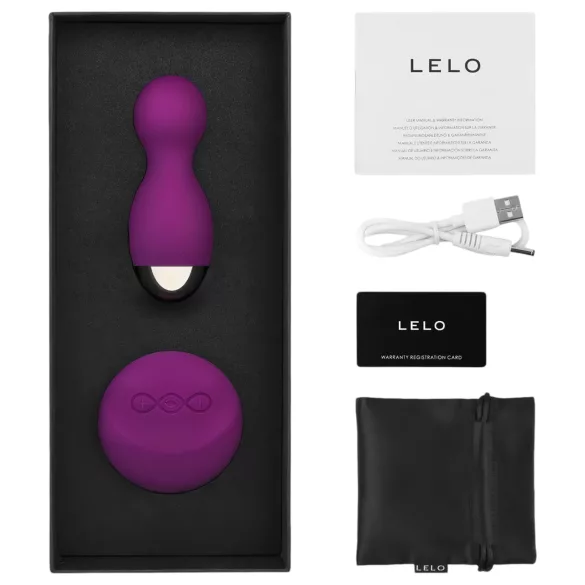LELO - rotacijsko vibrator jajce - vijolična