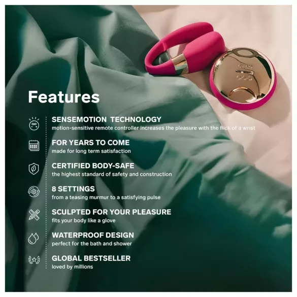 LELO - vibrator za pare - silikonski - vijoličen