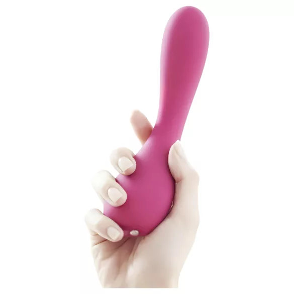 Je Joue Uma - vibrator za G-točko - polnjenje, vodoodporen, roza