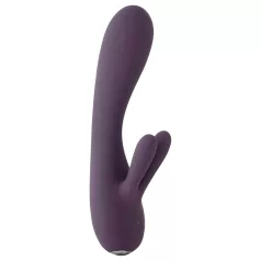   Je Joue Fifi - polnilni vodotesni vibrator s stimulatorjem (vijoličen)
