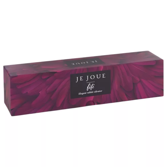 Je Joue Fifi - polnilni vodotesni vibrator s stimulatorjem (vijoličen)