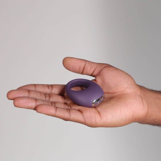 Je Joue Mio - vodoodporen vibracijski obroček za penis na baterije (vijolična)