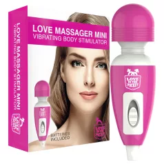 Love Wand - mini vibrator za masažo - roza