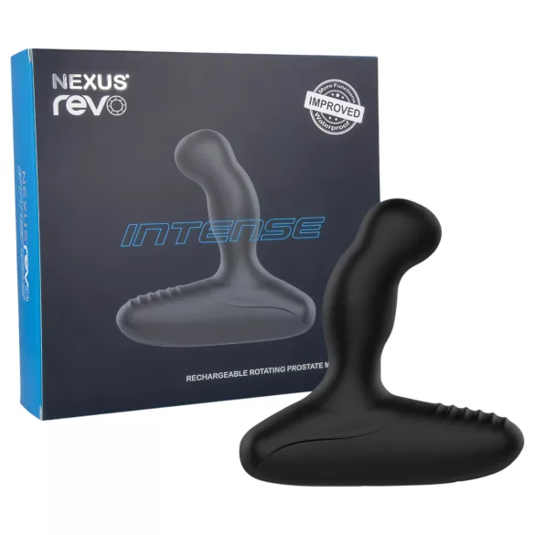 Nexus Revo Intense - vibrator za masažo prostate z rotacijo - črn