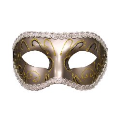 S&M - maska za oči z bleščicami (bronasta)