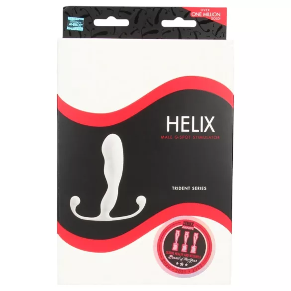 Aneros Trident Helix - dildo za prostato (belo)