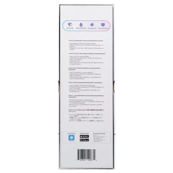 Lovense - masažer vibrator - pameten, močan motor - črna