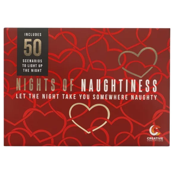 FIFTY NIGHTS OF NAUGHTINESS - erotična družabna igra - angleščina