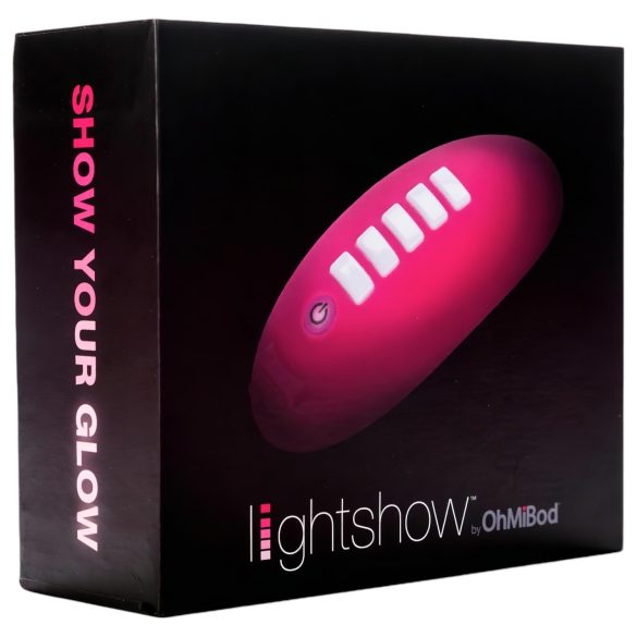 OHMIBOD Lightshow - pametni vibrator za klitoris s svetlobnim učinkom (pink)