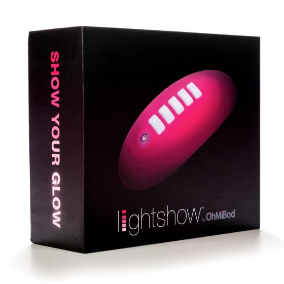 OHMIBOD Lightshow - pametni klitorisni vibrator s svetlobnim šovom (roza)