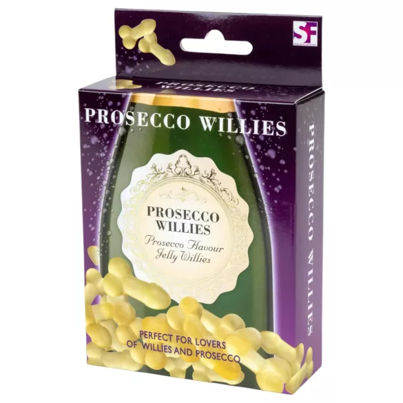Prosecco Willies - gumijasti bonboni v obliki penisa - okus penine - 120g