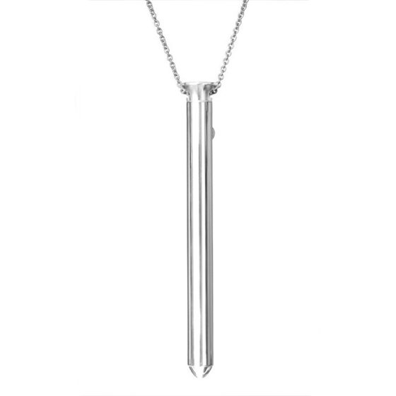 Vesper - luksuzna vibracijska ogrlica (srebrna)