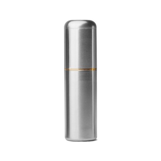 Crave Bullet - mini vibrator za šminko z možnostjo polnjenja (srebrno-zlati)