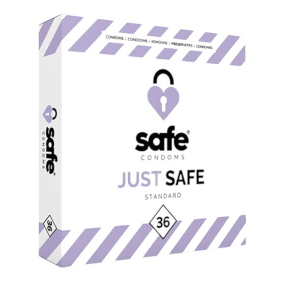 SAFE Just Safe - standardni, vanilijev kondom (36 kosov)