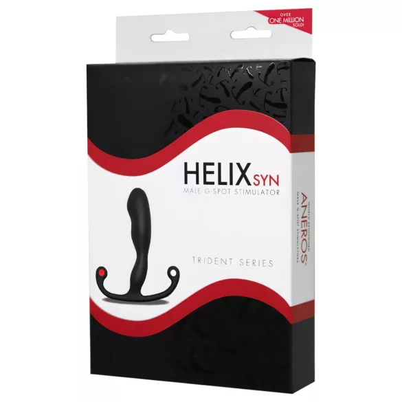 Aneros Trident Helix - masažer prostate - silikonski - črn