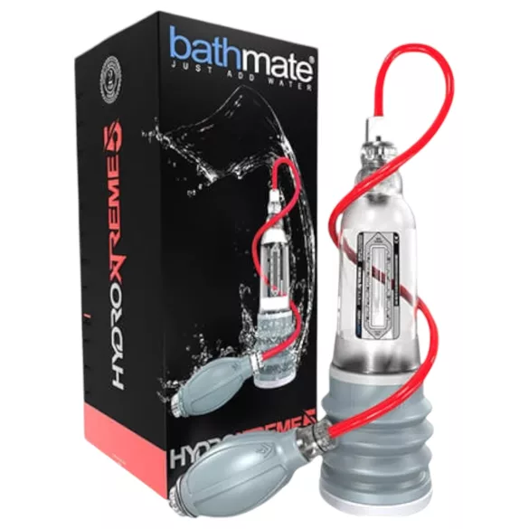 BathMate Xtreme Hydromax 5 - erekcijska črpalka set - prozorna