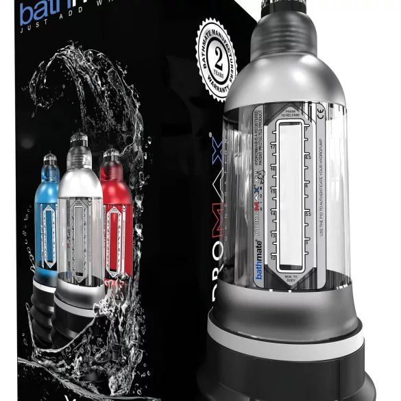 Bathmate Hydromax 7 Wide - vodna črpalka za penis - prozorna
