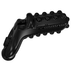   Bathmate Vibe Ring Tickle - vibracijski obroček za penis na baterije (črn)