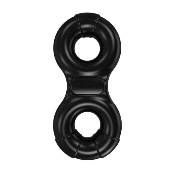 Bathmate Vibe Ring Eight - vibracijski obroček za penis na baterije (črn)