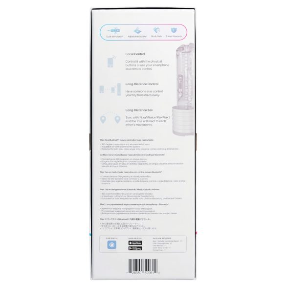 LOVENSE Max 2 - pametni masturbator (bela)