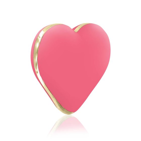RS Icons Heart - brezžični klitorisni vibrator (koralna barva)