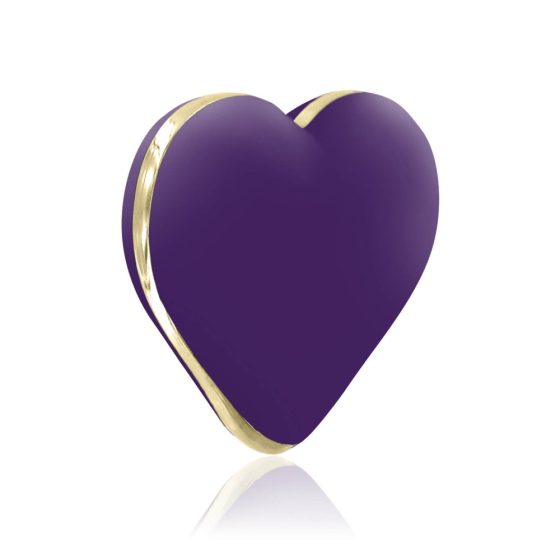 RS Icons Heart - klitorisni vibrator za polnjenje (vijolična)