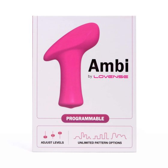 LOVENSE Ambi - Pametni dvomotorni klitorisni vibrator na baterije (roza)
