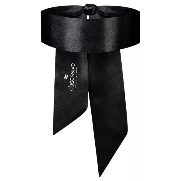Obsessive - preveza za oči - bondage šal - črna