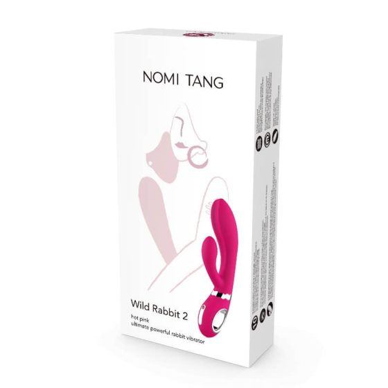 Nomi Tang Wild Rabbit 2 - vibrator za točko G s paličico za polnjenje (roza)