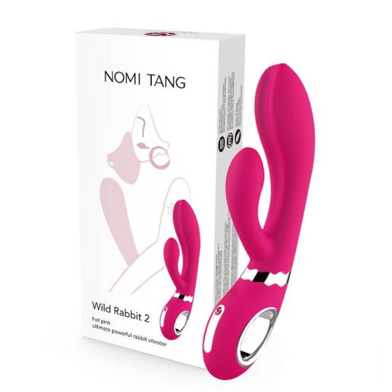 Nomi Tang Wild Rabbit 2 - vibrator za točko G s paličico za polnjenje (roza)