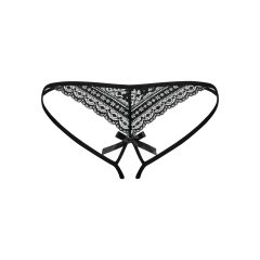   Obsessive Picantina - žensko spodnje perilo z dvojnimi naramnicami (črno)