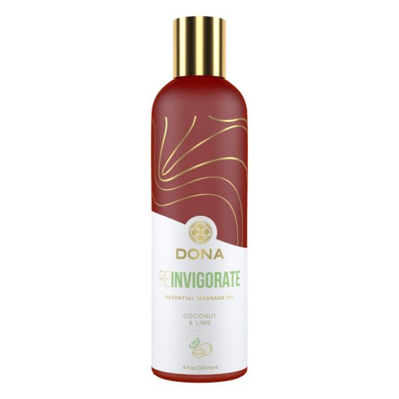 Dona Reinvigorate - vegansko masažno olje - kokosova limeta (120ml)