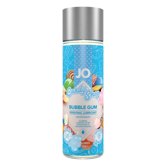JO Candy Shop Bubble Gum - lubrikant na vodni osnovi - žvečilni gumi (60ml)