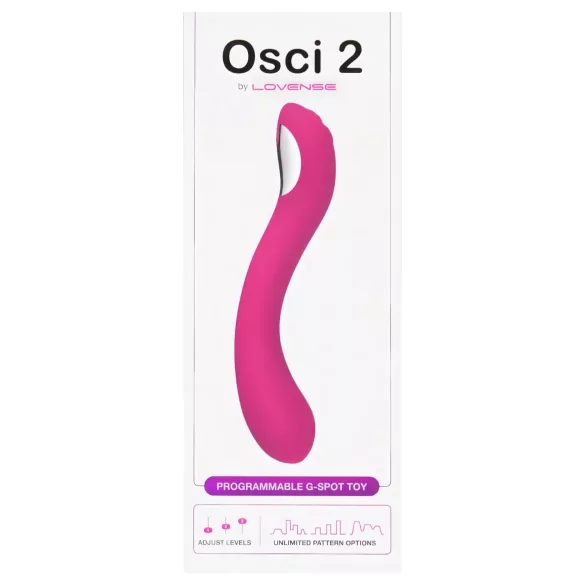 LOVENSE Osci 2 - vibrator za G-točko - pameten - roza