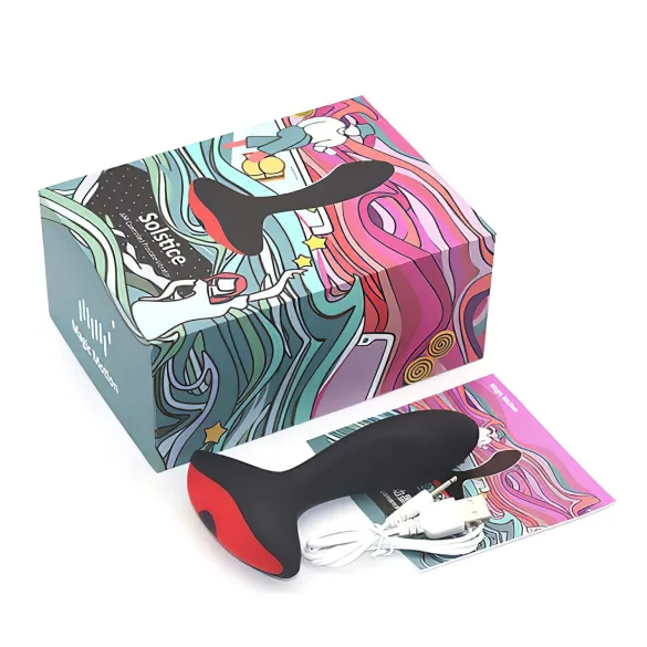 Magic Motion Solstice - vibrator za prostato - pameten, polnilen - črna