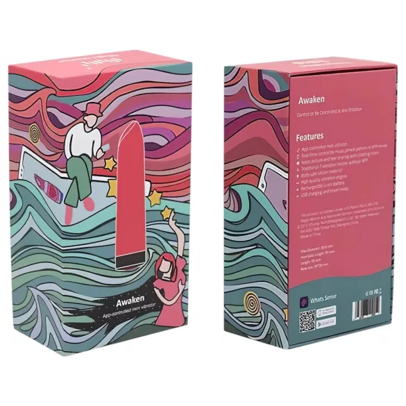 Magic Motion Awaken - mini vibrator - pameten, polnilen - rdeč