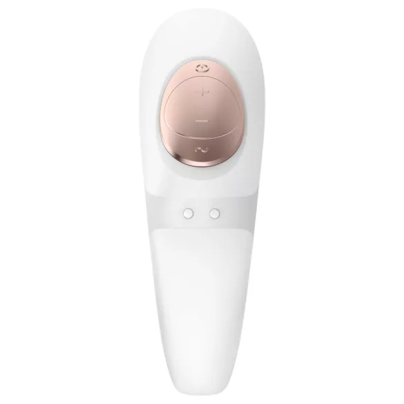 Satisfyer Pro 4 Couples - vibrator za pare z zračnimi valovi - polnilni - bel