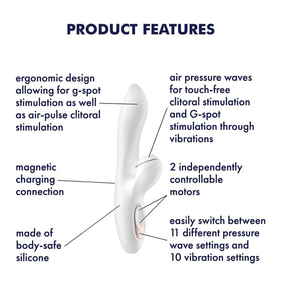 Satisfyer Pro+ G-spot - vibrator za G-točko in klitoris