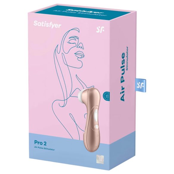 Satisfyer Pro 2 Gen2 - stimulátor klitorisa - polnilna naprava - rjava