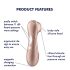 Satisfyer Pro 2 Gen2 - stimulátor klitorisa - polnilna naprava - rjava